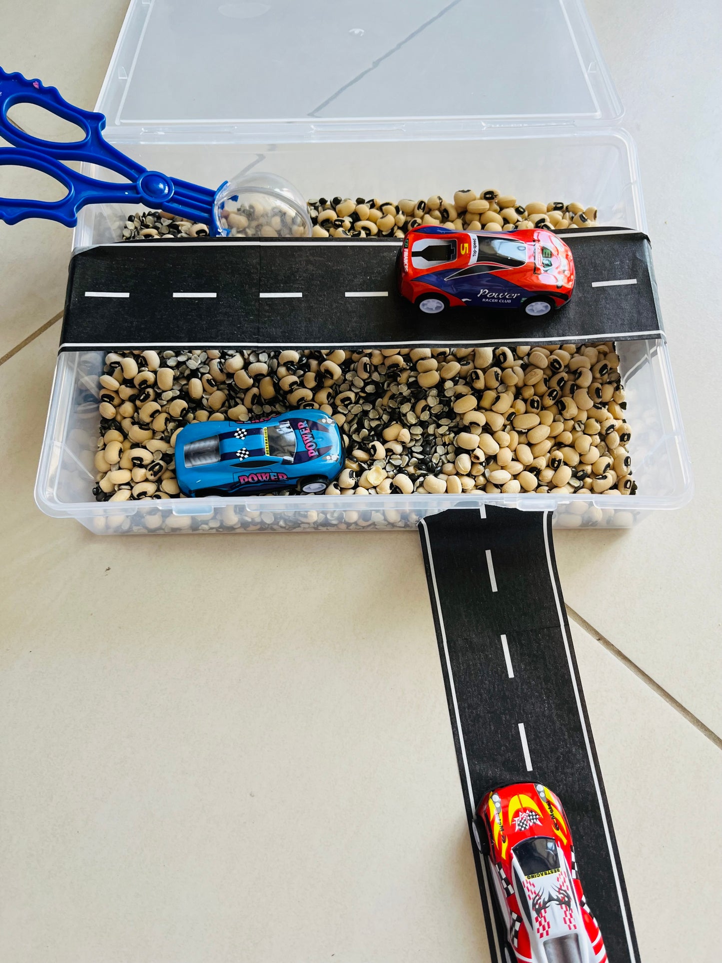 Car travel sensory kit